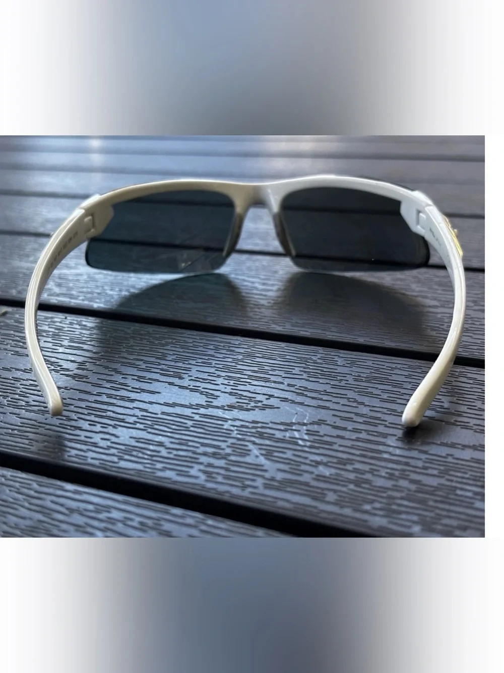 Rawlings White Red Mirror Lens baseball Sunglasses Full Rim Plastic Frame